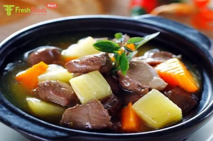 Cách Nấu Canh Đu Đủ Với Thịt Bò