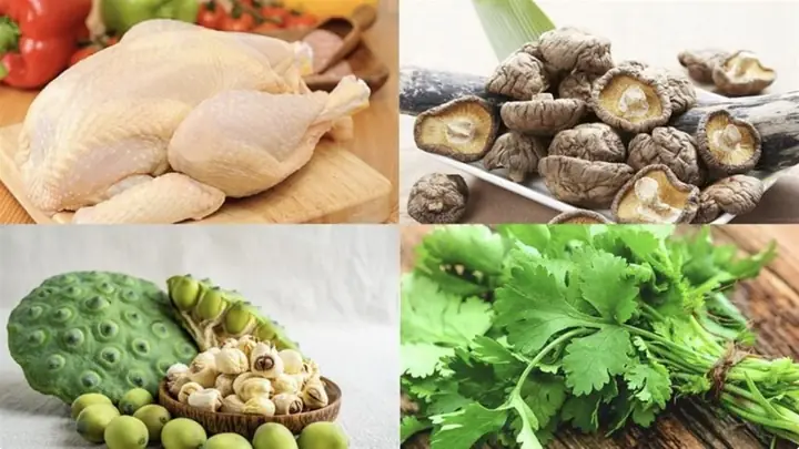 1.1. Nguyên Liệu Làm Món Canh Gà Hạt Sen