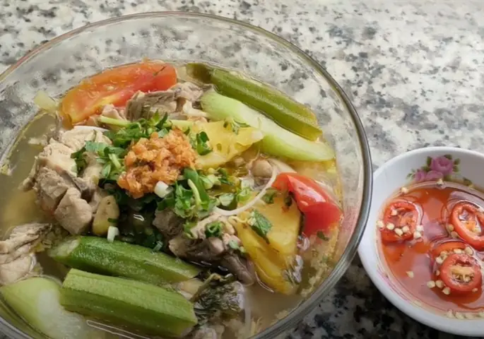 Nấu Canh Gà Nấu Chua