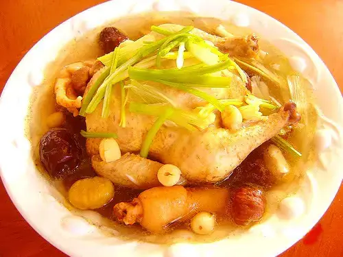 cách nấu canh gà rượu bâu