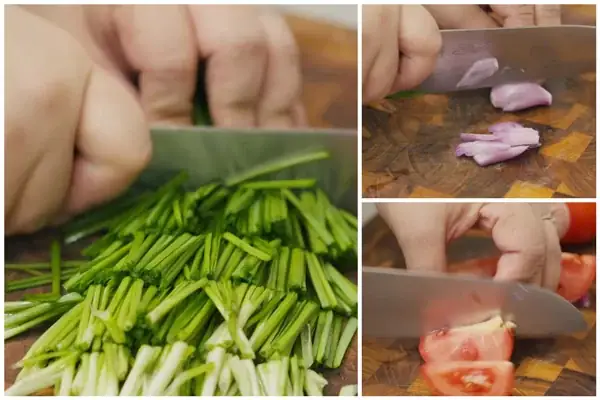 Bước 1: Sơ chế nguyên liệu