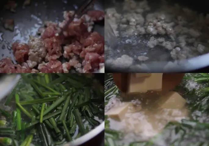 Nấu Canh Hẹ Thịt Băm Nấu Canh Hẹ Thịt Băm