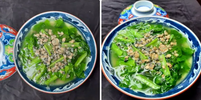 Làm Canh Hến Nấu Rau Cải