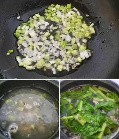 Sơ Chế Rau Cải Và Hến