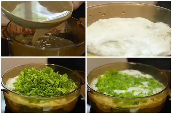 Bước 2: Nấu Rau Thiên Lý Nấu Canh Bước 2: Nấu Rau Thiên Lý Nấu Canh