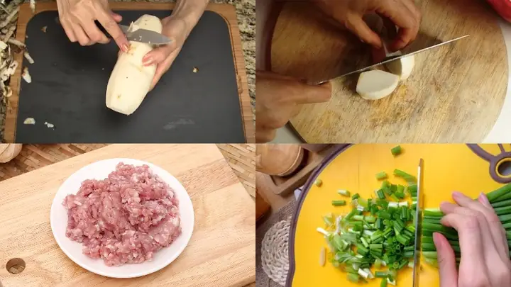 Bước 2Sơ chế các nguyên liệu khác