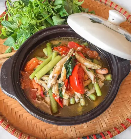 5. Hoàn thiện món canh