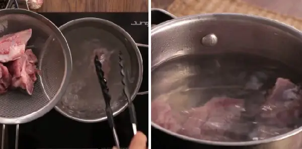 2. Canh xương khoai sọ