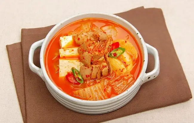 Canh Kim Chi Nấu Sườn