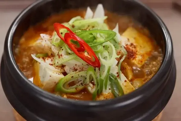 cách nấu canh kim chi