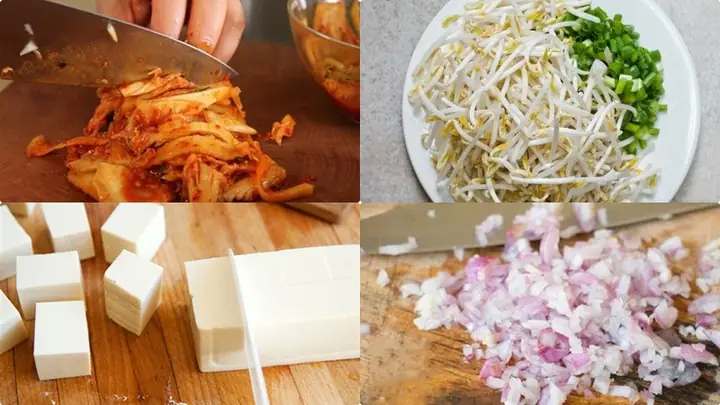 Bước 1:Sơ chế nguyên liệu