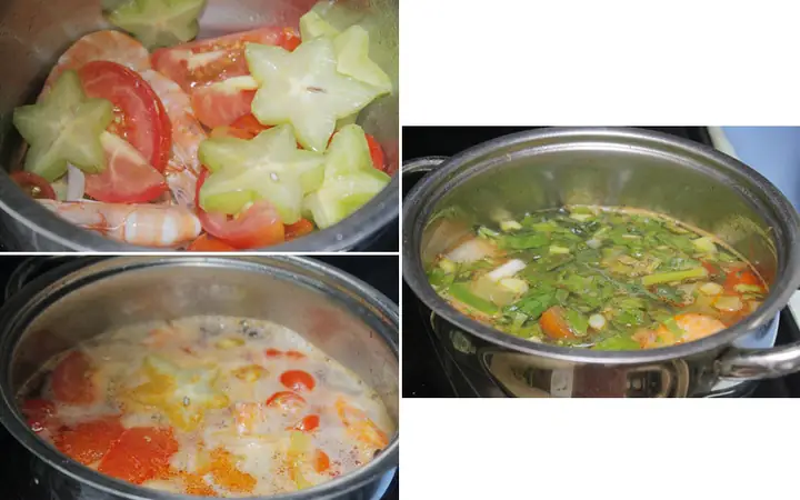 Bước 2Nấu canh
