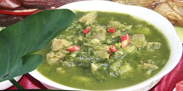 Bước 3: Cách nấu canh môn da trâu