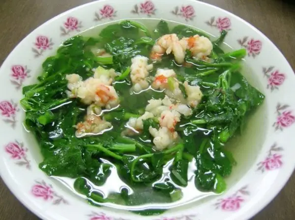 Canh Mồng Tơi Tôm