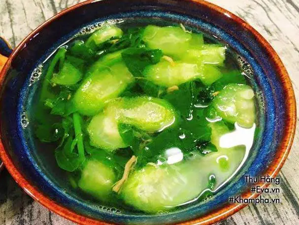 Canh Mồng Tơi Mướp Hương