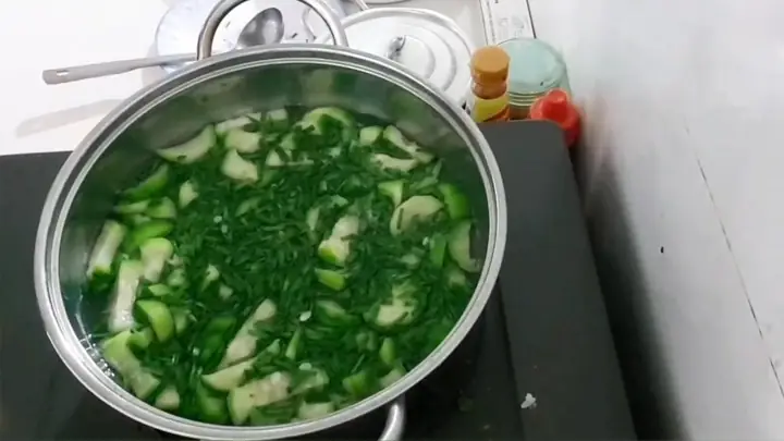 6canh Mướp Nấu Hẹ 6canh Mướp Nấu Hẹ