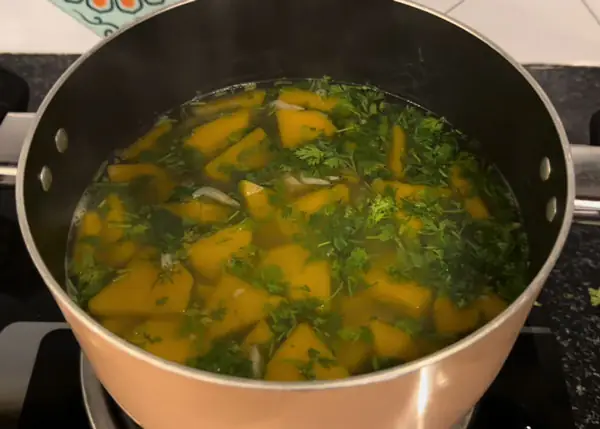 M.9 CÁCH NẤU CANH BÍ ĐỎ TÉP KHÔ