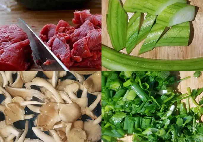 Sơ chế các nguyên liệu