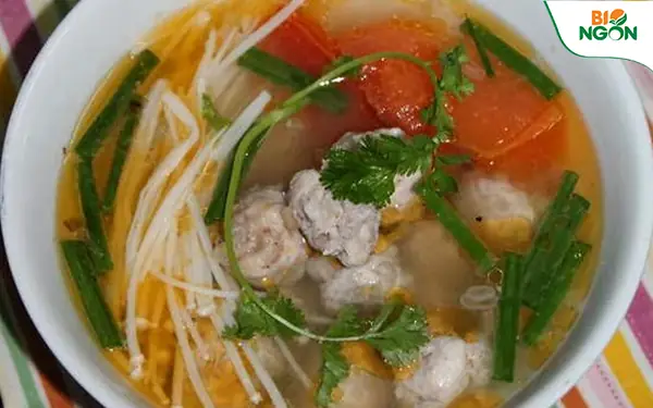 Cách Nấu Canh Nấm Kim Châm Mọc Từ Thịt Nạc Cách Nấu Canh Nấm Kim Châm Mọc Từ Thịt Nạc