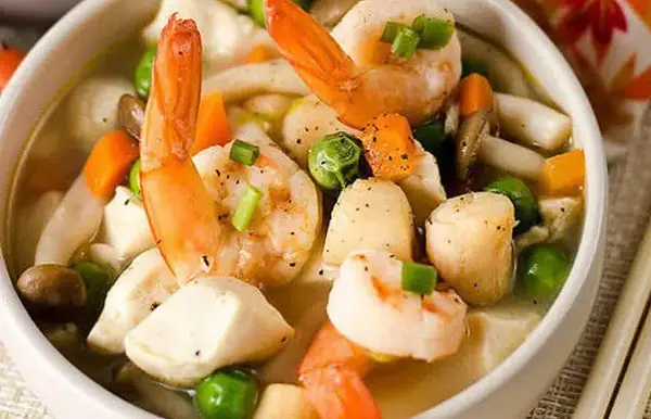 5. Canh Nấm Hải Sản