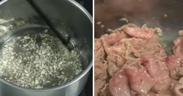 3. Canh Nấm Kim Châm Thịt Bò