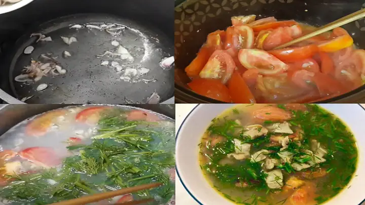 Bước 3: Nấu Canh Thì Là Bước 3: Nấu Canh Thì Là