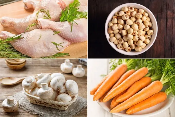 2canh Gà Cho Bé Ăn Dặm Với Hạt Sen