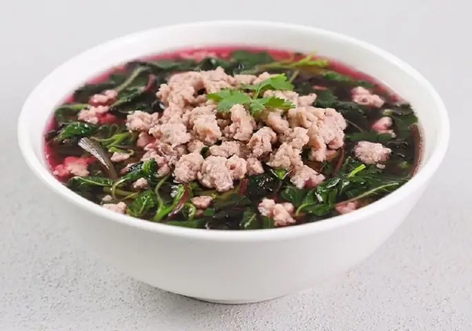 Canh Rau Dền Thịt Băm