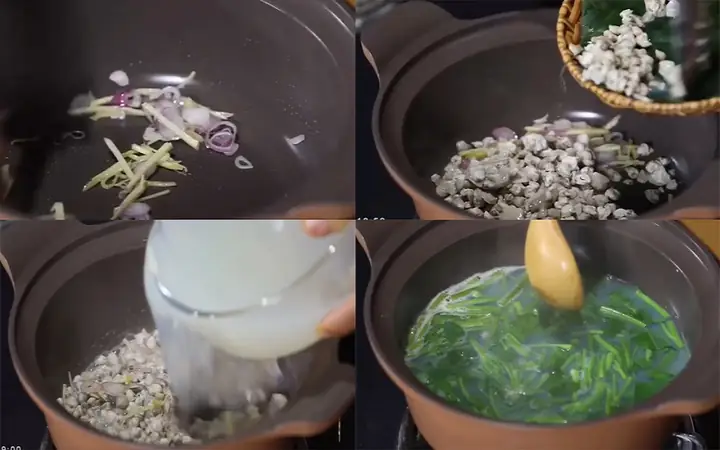 5canh Rau Muống Hếnhoặc Nghêu 5canh Rau Muống Hếnhoặc Nghêu