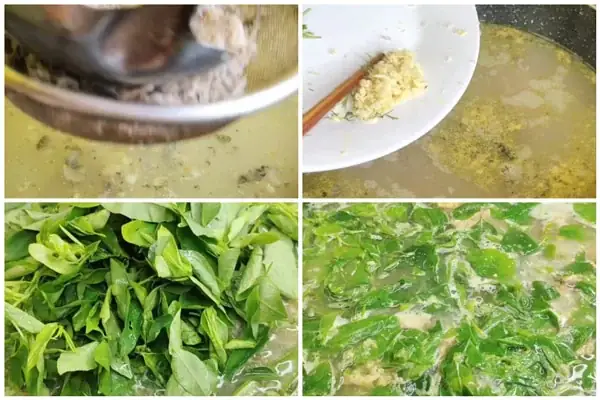 Bước 4: Nấu Canh