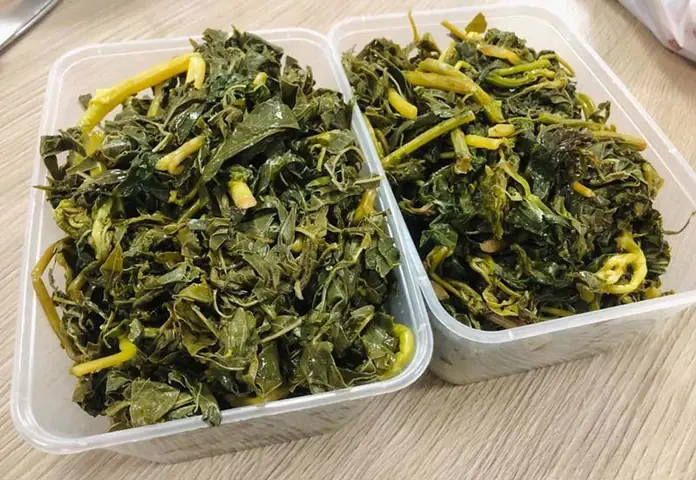 Công thức nấu canh rau sắn Phú Thọ chua ngon