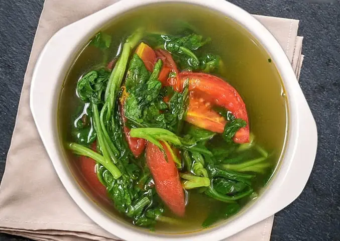 Món Canh Chua Rau Tần Ô