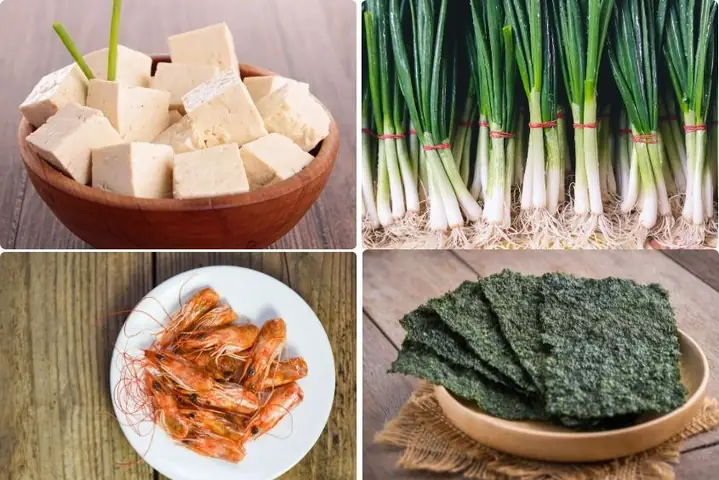 1Canh rong biển đậu hũ non 1Canh rong biển đậu hũ non