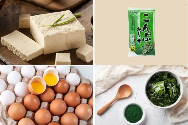 3Cách nấu canh rong biển đậu phụ trứng cho bé