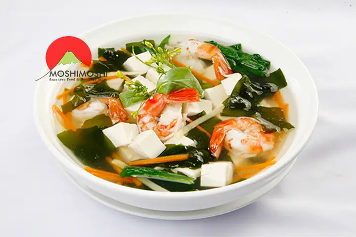 canh rong biển nấu với tôm canh rong biển nấu với tôm