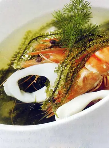 Cách Nấu Canh Rong Nho Tôm Mực
