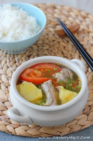 Canh Sườn Chua Canh Sườn Chua