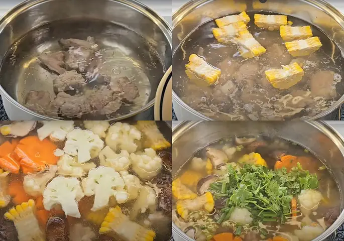 Các Bước Làm Canh Sườn Hầm Hạt Sen Các Bước Làm Canh Sườn Hầm Hạt Sen