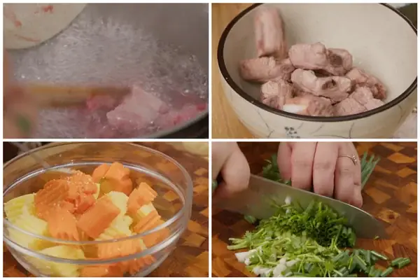 Bước 1: Sơ chế nguyên liệu Bước 1: Sơ chế nguyên liệu