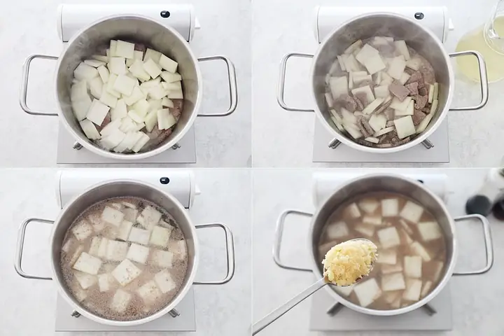 Cách nấu canh thịt bò kiểu Hàn