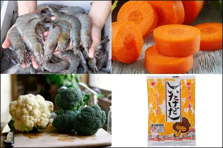 3Canh tôm nấu với bông cải bổ dưỡng (Công thức do người dùng chia sẻ) 3Canh tôm nấu với bông cải bổ dưỡng (Công thức do người dùng chia sẻ)