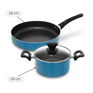 Bộ Nồi Chảo Nhôm Chống Dính Hommy Be004-20-26 Bộ Nồi Chảo Nhôm Chống Dính Hommy Be004-20-26