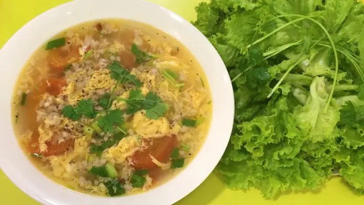 Hướng Dẫn Nấu Món Canh Cà Chua Trứng Thịt Bằm Hướng Dẫn Nấu Món Canh Cà Chua Trứng Thịt Bằm