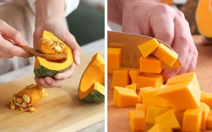 1.2. Hướng dẫn nấu canh xương bò hầm bí đỏ 1.2. Hướng dẫn nấu canh xương bò hầm bí đỏ