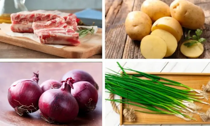 Nguyên Liệu Nấu Canh Xương Khoai Tây Nguyên Liệu Nấu Canh Xương Khoai Tây