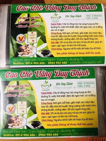 Quy Trình Nấu Cao Chè Vằng