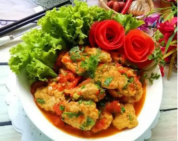 Chả mực sốt cà chua thơm ngon Chả mực sốt cà chua thơm ngon