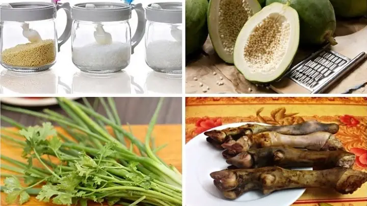 1nguyên Liệu Nấu Chân Dê Hầm Đu Đủ