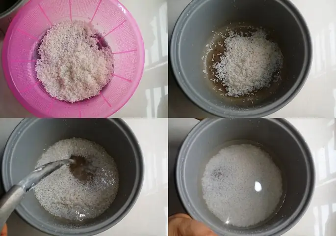 Bước 2: Bắt đầu nấu