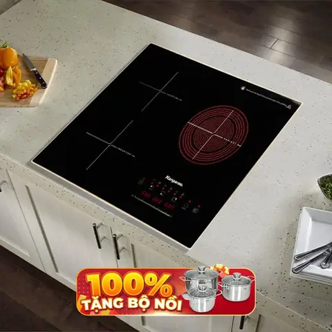 Bếp Từ Hồng Ngoại 3 Vùng Nấu Âm Kangaroo Kg446i 5800w